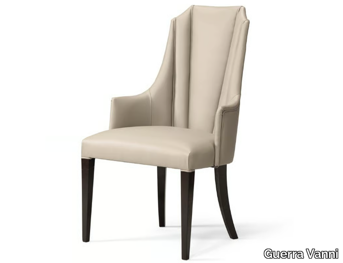 OSCAR - Upholstered fabric chair with armrests _ Guerra Vanni