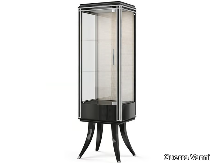 OSCAR - Wooden display cabinet with integrated lighting _ Guerra Vanni