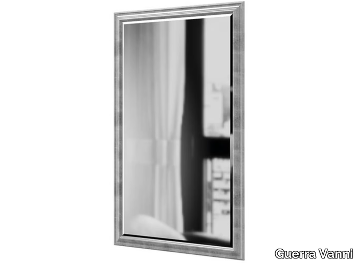 OSCAR - Rectangular framed wall-mounted wooden mirror _ Guerra Vanni