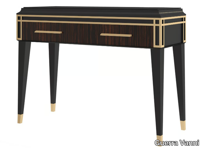 SORRENTO - Wood veneer console table / dressing table _ Guerra Vanni