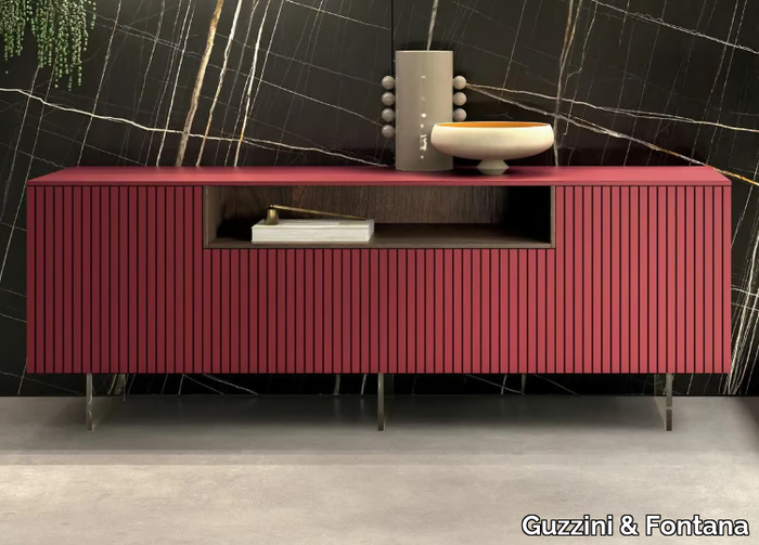 BILLIE - Wooden sideboard with doors _ Guzzini & Fontana