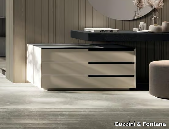 UP-STAGE - Bilaminate chest of drawers _ Guzzini & Fontana