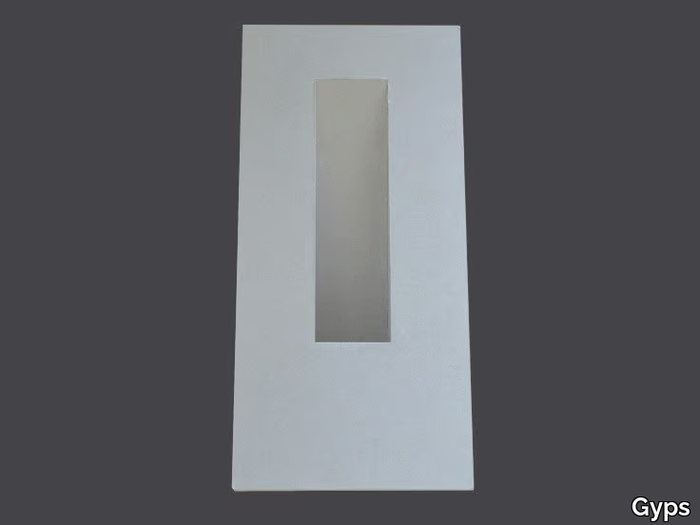 SINGLE RECESSED WALL LIGHT FIXTURES U75 - Wall light fixtures in Plasterboard _ Gyps