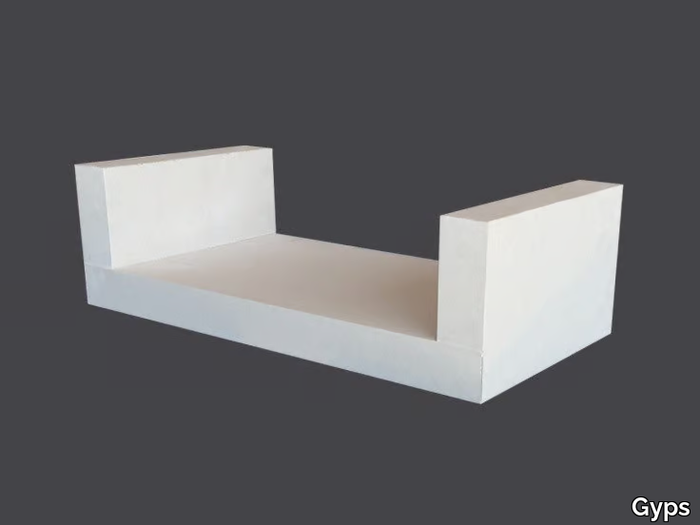 U-SHAPED SHELVES - U-shaped shelves in Plasterboard _ Gyps