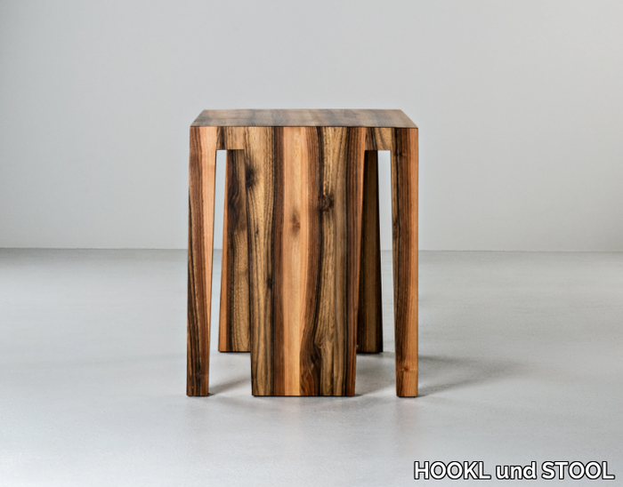 NT - Solid wood stool / coffee table _ HOOKL und STOOL