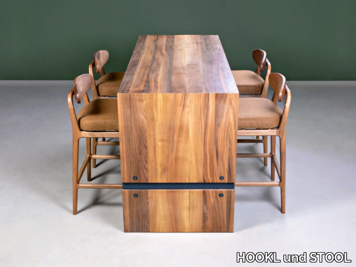 CLOVER - Rectangular solid wood contract table _ HOOKL und STOOL