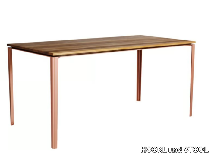 L - Solid wood table _ HOOKL und STOOL