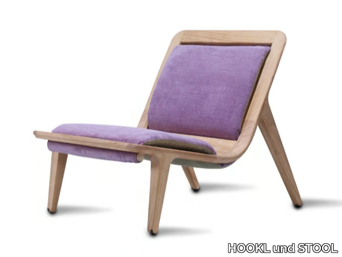 LAYAIR01 - Upholstered fabric armchair _ HOOKL und STOOL