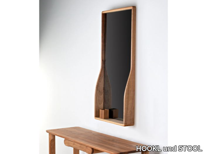 TARA - Framed wall-mounted mirror _ HOOKL und STOOL