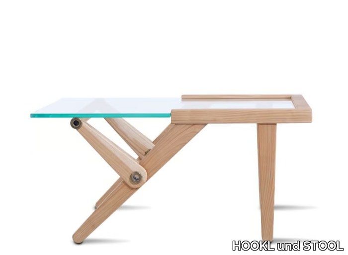 TY - Wood and glass coffee table _ HOOKL und STOOL