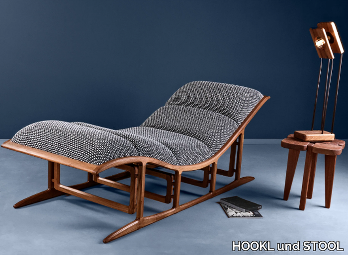 MOST - Upholstered fabric chaise longue _ HOOKL und STOOL