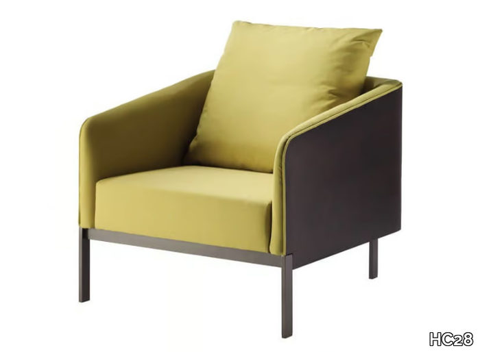 EMMA - Fabric armchair with armrests _ HC28