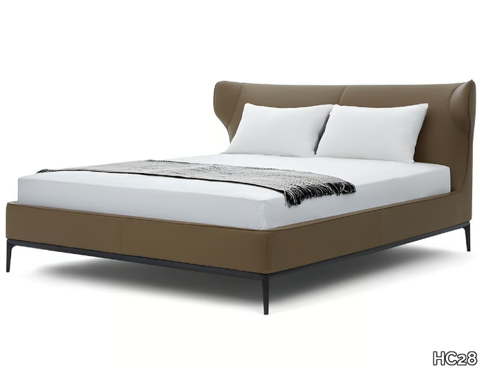 ERIKA - Double bed with upholstered headboard _ HC28