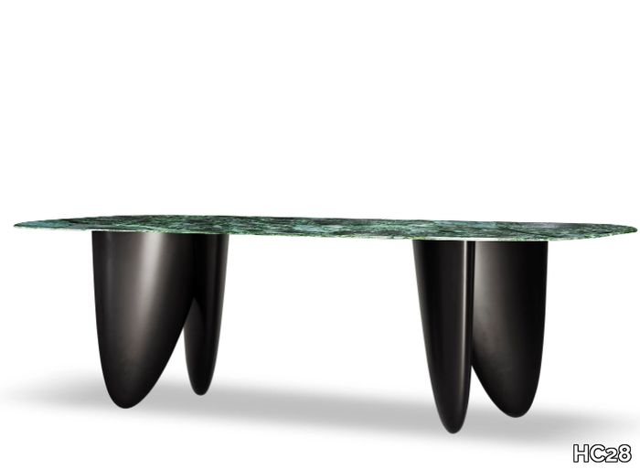 BALLET - Rectangular marble dining table _ HC28