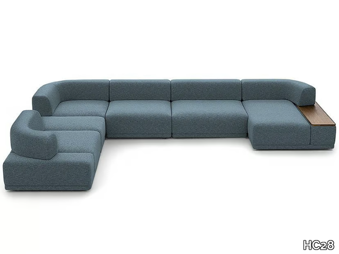 OVERLAP - Sectional fabric sofa _ HC28