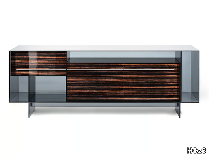 LEVHIA - Wood and glass sideboard _ HC28