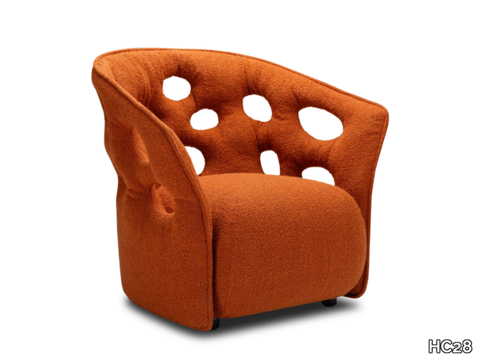 ROOT - Fabric armchair with armrests _ HC28