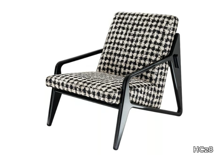 GIO - Fabric easy chair with armrests _ HC28