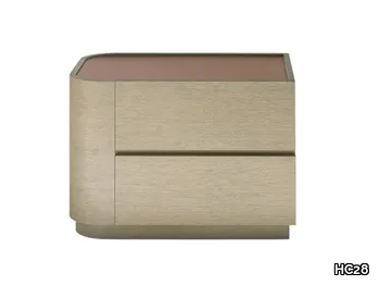 BELLA - Wooden bedside table with drawers _ HC28