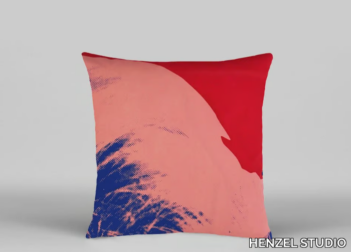 ANDY WARHOL - AW07 - Motif pop art square fabric cushion _ HENZEL STUDIO