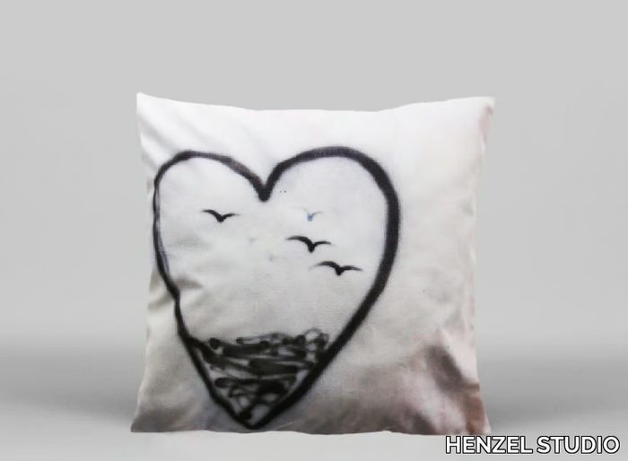 UNTITLED - ART32 - Square cushion with removable cover _ HENZEL STUDIO