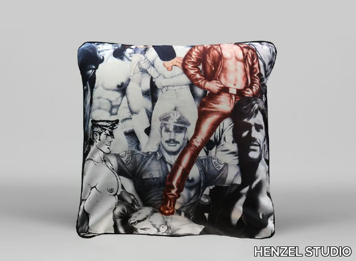 UNTITLED - ART40 - Square cushion with removable cover _ HENZEL STUDIO