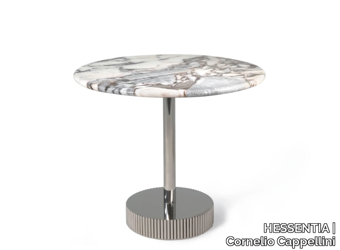 MILLER - Round marble high side table _ HESSENTIA | Cornelio Cappellini