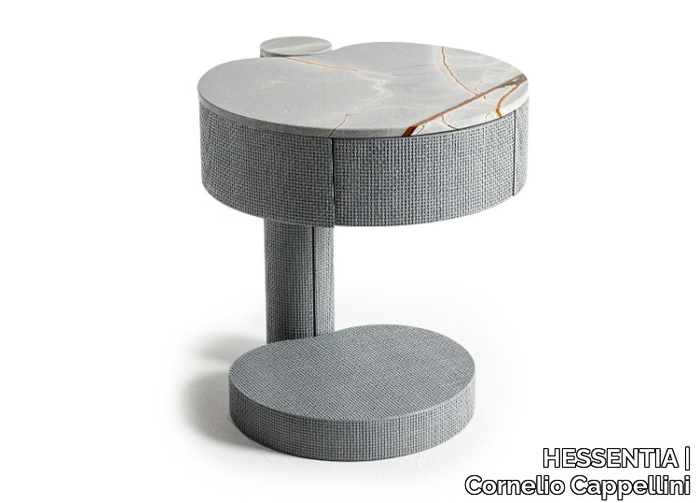 NORA - Round straw bedside table _ HESSENTIA | Cornelio Cappellini