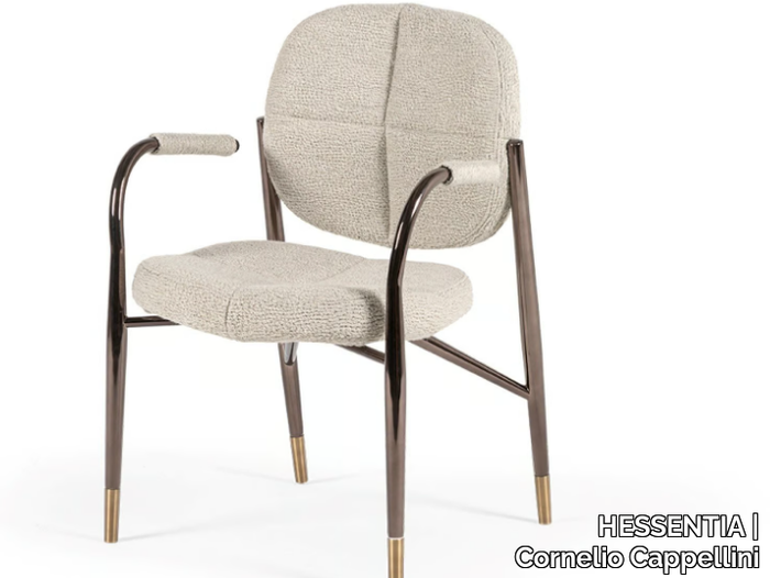 FYRA - Fabric chair with armrests _ HESSENTIA | Cornelio Cappellini