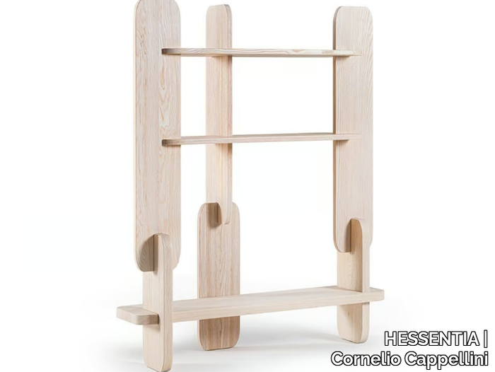 GREFFAGE - Open double-sided wooden bookcase _ HESSENTIA | Cornelio Cappellini