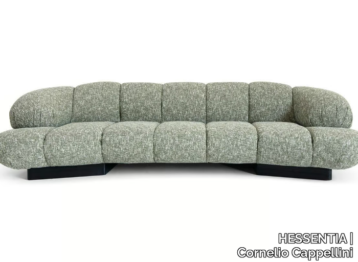 KIRO - Curved 4 seater fabric sofa _ HESSENTIA | Cornelio Cappellini