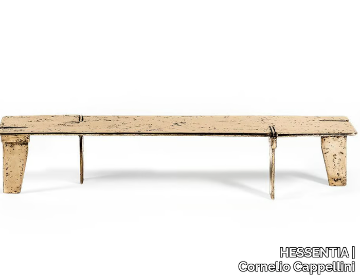 OVERLAP - Rectangular metal coffee table for living room _ HESSENTIA | Cornelio Cappellini