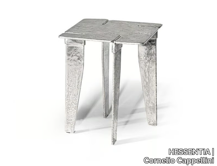 OVERLAP - Square metal coffee table for living room _ HESSENTIA | Cornelio Cappellini