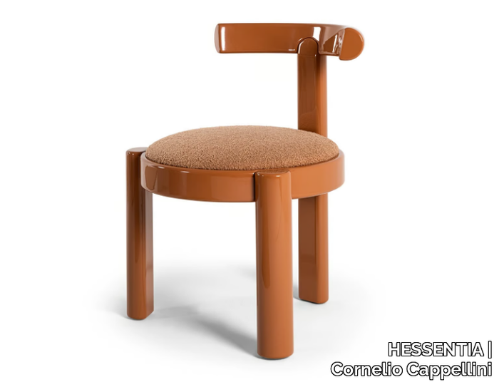 TITA - Wooden chair with integrated cushion _ HESSENTIA | Cornelio Cappellini