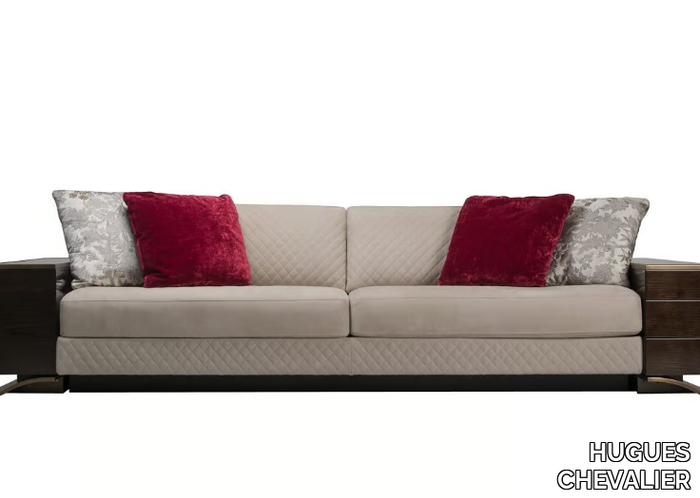 HAUSSMANN - Corner fabric sofa _ HUGUES CHEVALIER