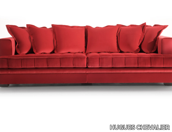 LAURIC - Tufted fabric sofa _ HUGUES CHEVALIER