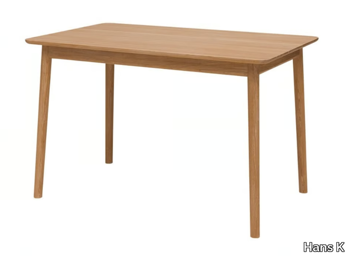 ZIGZAG 660 - Rectangular oak table _ Hans K