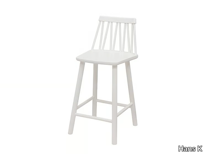 ZIGZAG 660WH - Birch Kids stool _ Hans K