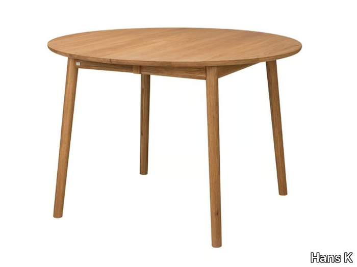 ZIGZAG 660 - Extending round oak table _ Hans K