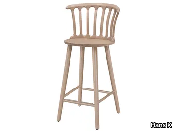 SAN MARCO 690BL - High ash stool with footrest _ Hans K