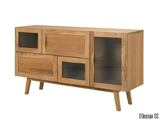 RAINBOW 665 - Oak sideboard with doors _ Hans K