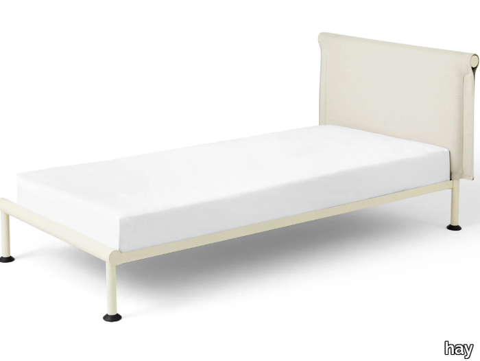 TAMOTO - Single bed with upholstered headboard _ Hay