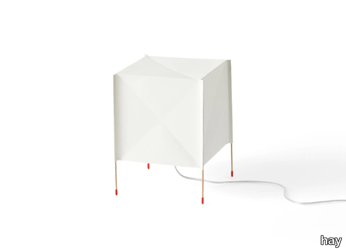 PAPER CUBE - LED recycled PET table lamp _ Hay