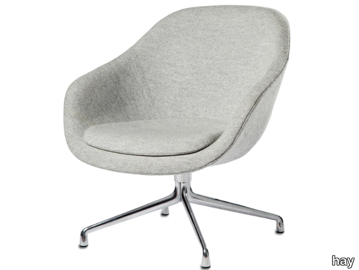 ABOUT A LOUNGE CHAIR AAL81 - Swivel easy chair with armrests _ Hay