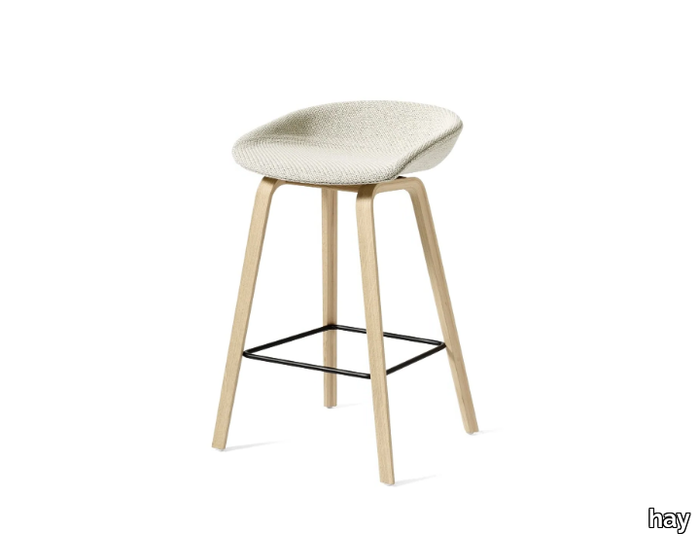 ABOUT A STOOL AAS33 - Upholstered stool _ Hay