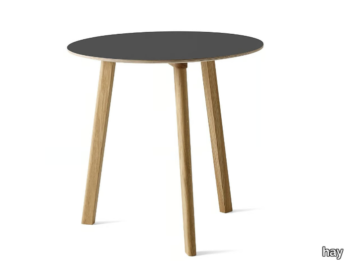 COPENHAGUE CPH DEUX 220 - Round wooden table _ Hay