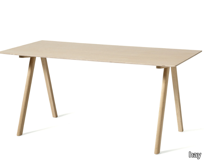 COPENHAGUE CPH10 - Rectangular wooden writing desk _ Hay