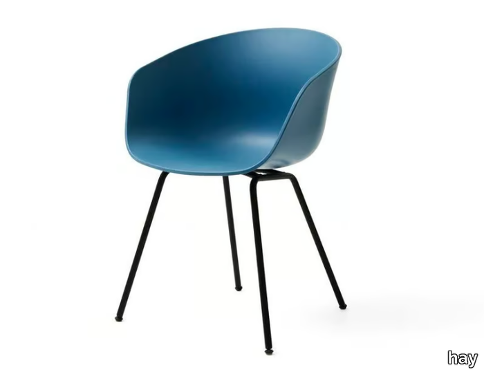 ABOUT A CHAIR AAC26 - Recycled plastic chair with armrests _ Hay