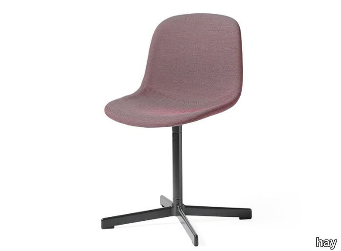 NEU 10 - Swivel upholstered with 4-spoke base chair _ Hay