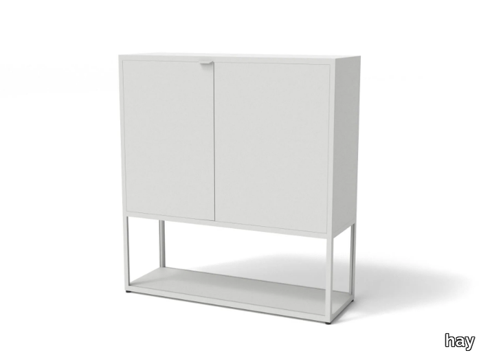 NEW ORDER COMB. 201 - Aluminium highboard with doors _ Hay